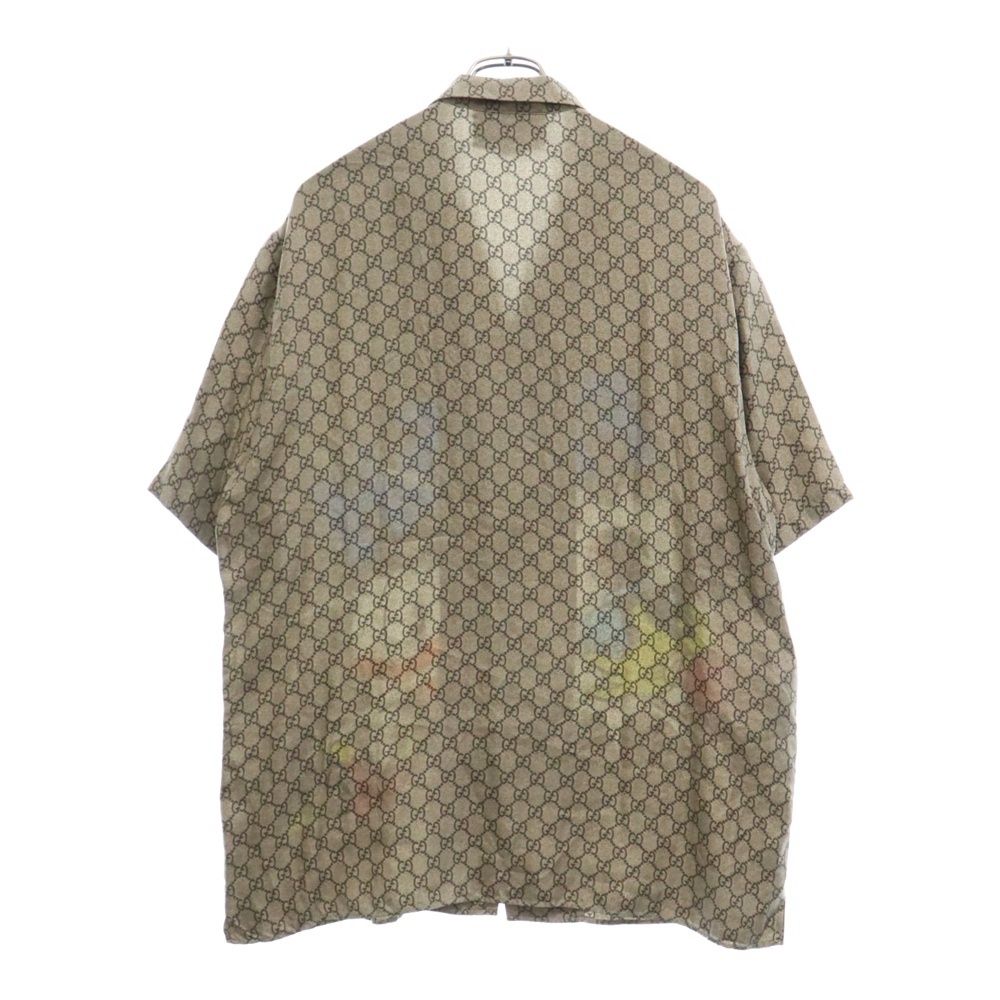 グッチ ディズニー フラッシュプリント半袖シルクシャツ GUCCI (グッチ) 21SS ×Disney Flash Print Silk Short Sleeve