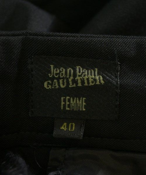 Jean Paul GAULTIER FEMMEストレートスラックス　アーカイブ Vintage Jean Paul Gaultier Femme Brown Leather Pants | eBay