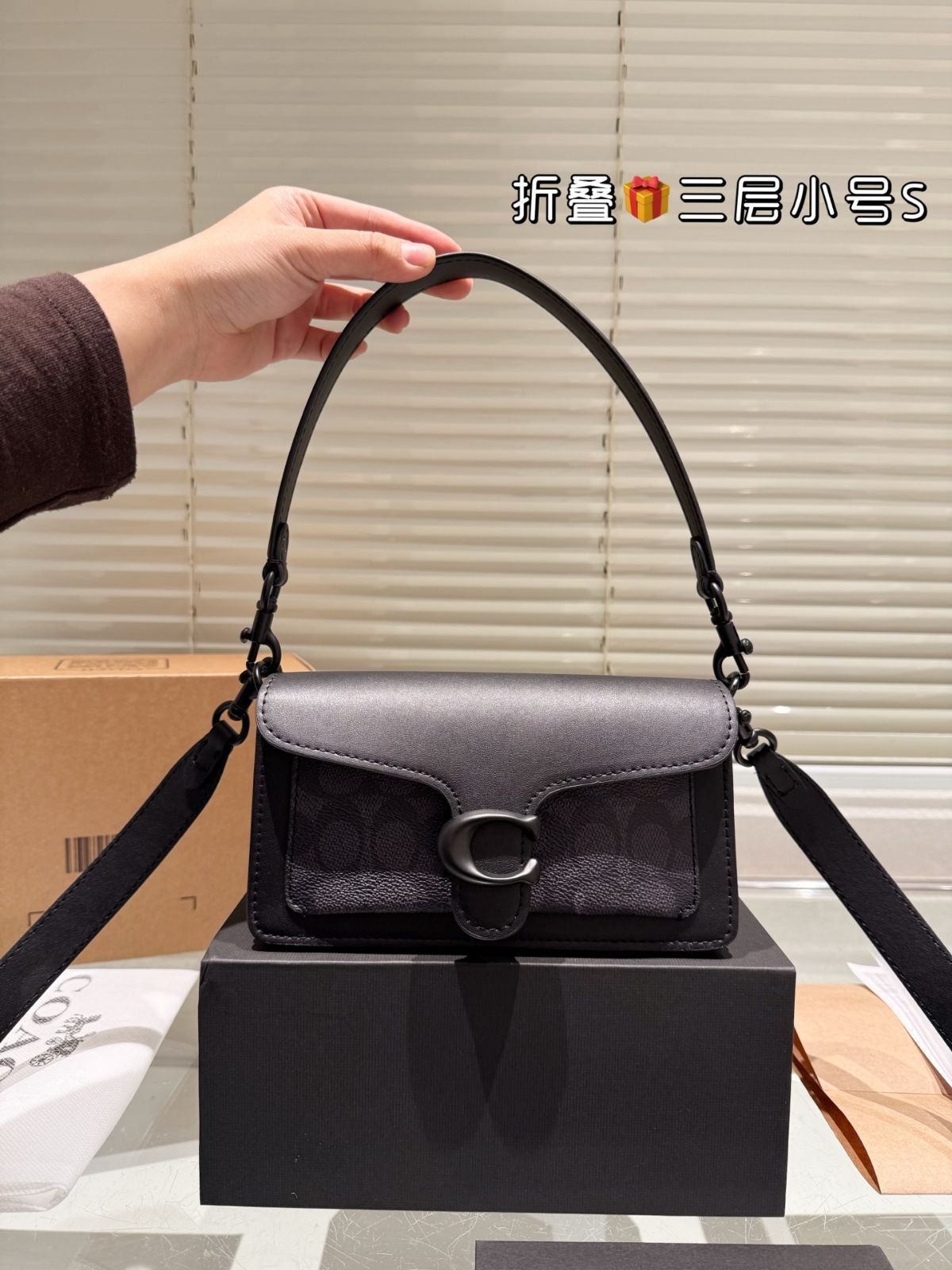 今日 Coach Tabby 3 層ディオニーズ バッグ タビー トリプルコンパートメント バッグ -WTO輸入2