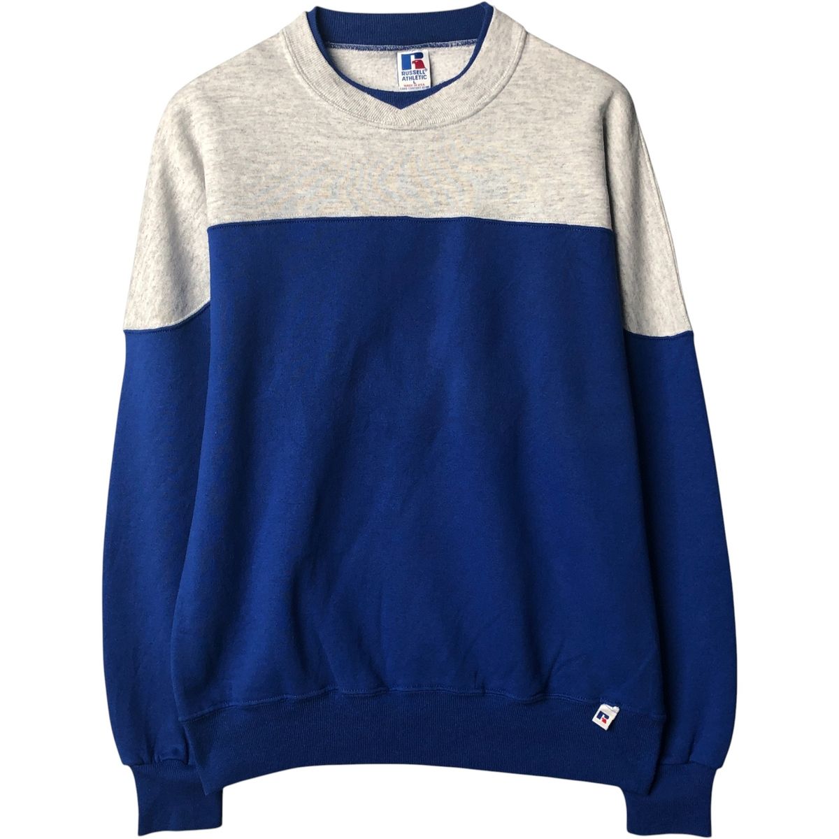 古着 90年代 ラッセル Russell ツートン スウェットシャツ トレーナー メンズL相当 ヴィンテージ|eaa588800