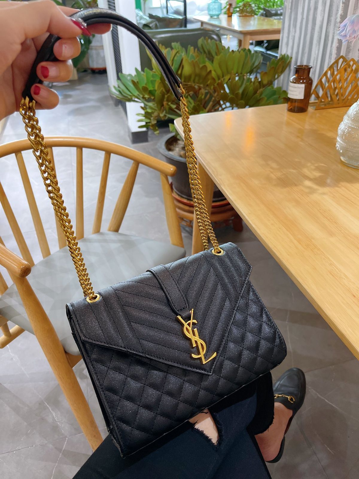 超美品  レディース YSL イヴサンローラン ショルダーバッグ