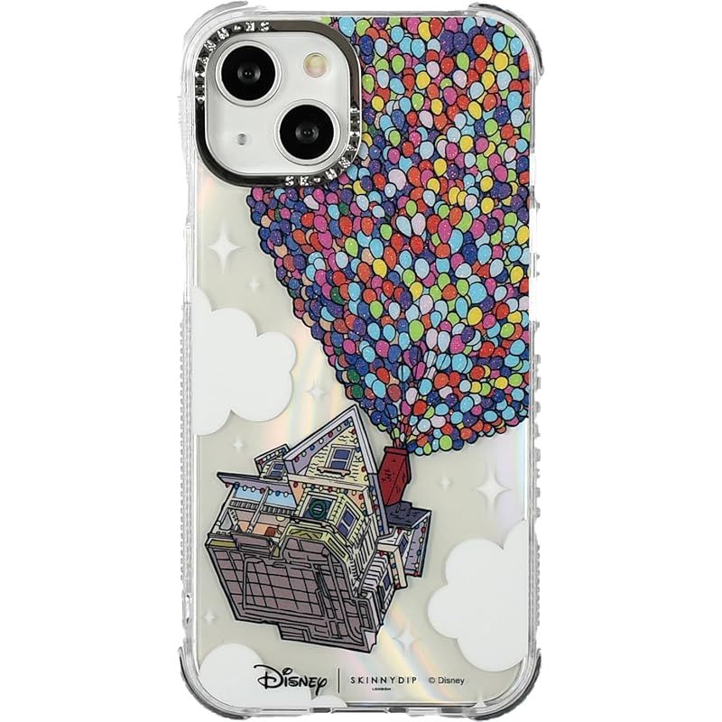 新品　SKINNYDIP スキニーディップ スマホケース iPhone用 ケース ピクサー 耐衝撃性 2672IPUP iPhone15Plus カールじいさんの空飛ぶ家