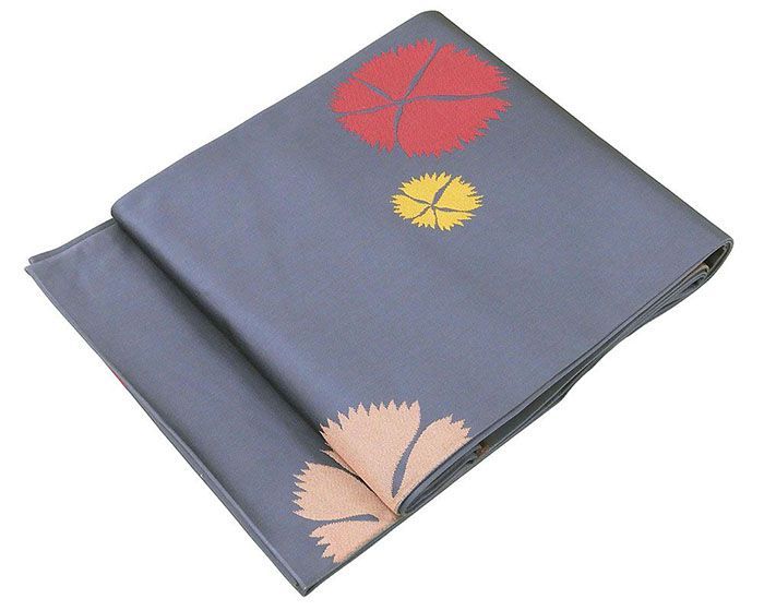 袋帯 未使用 正絹 辻村寿三郎 ジュサブロー 撫子 なでしこ 礼装用 フォーマル 未着用 美品 新古品 g4128 袋帯 未使用 正絹 辻村寿三郎 ジュサブロー 撫子 なでしこ 礼装用