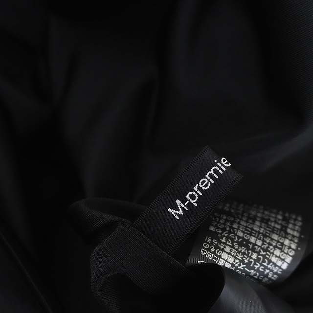 エムプルミエ ブラック M-Premier BLACK ジョーゼットダブルクロス  