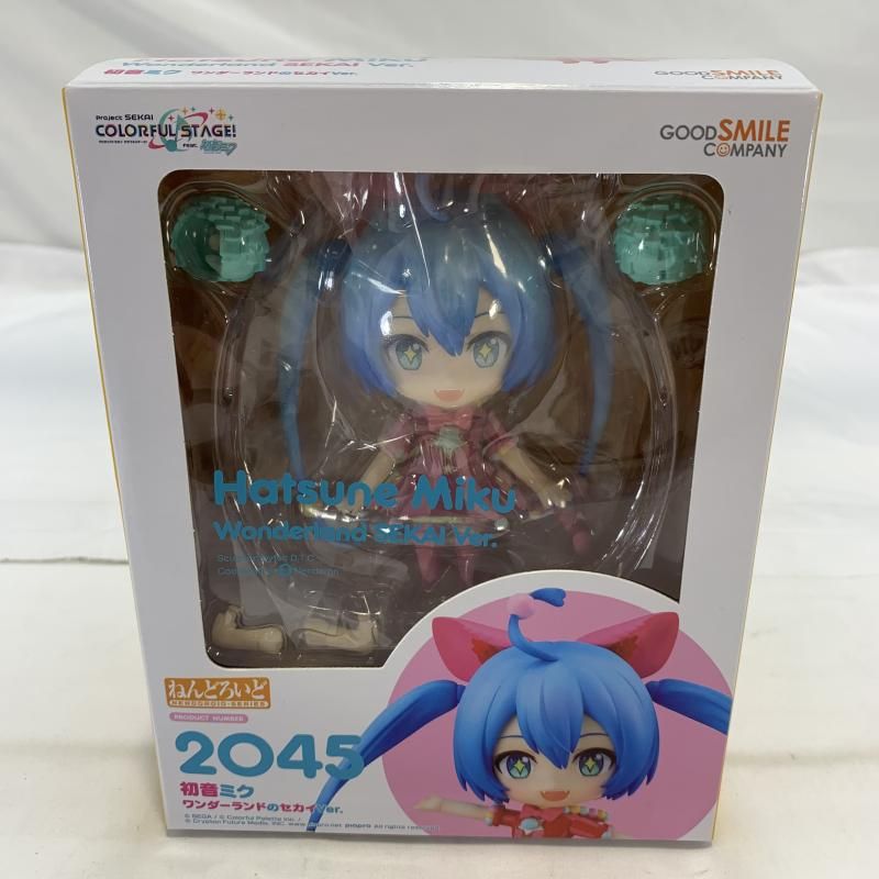 【中古】開封)GOOD SMILE COMPANY ねんどろいど 2045 初音ミク ワンダーランドのセカイVer. フィギュア ボカロ[19]