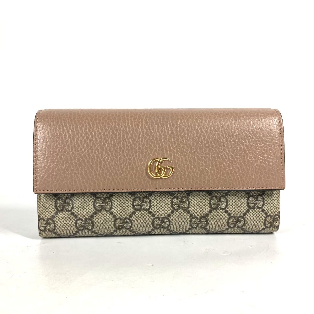 GUCCI グッチ 長財布 ダブルG レザー コンチネンタルウォレット 456116 