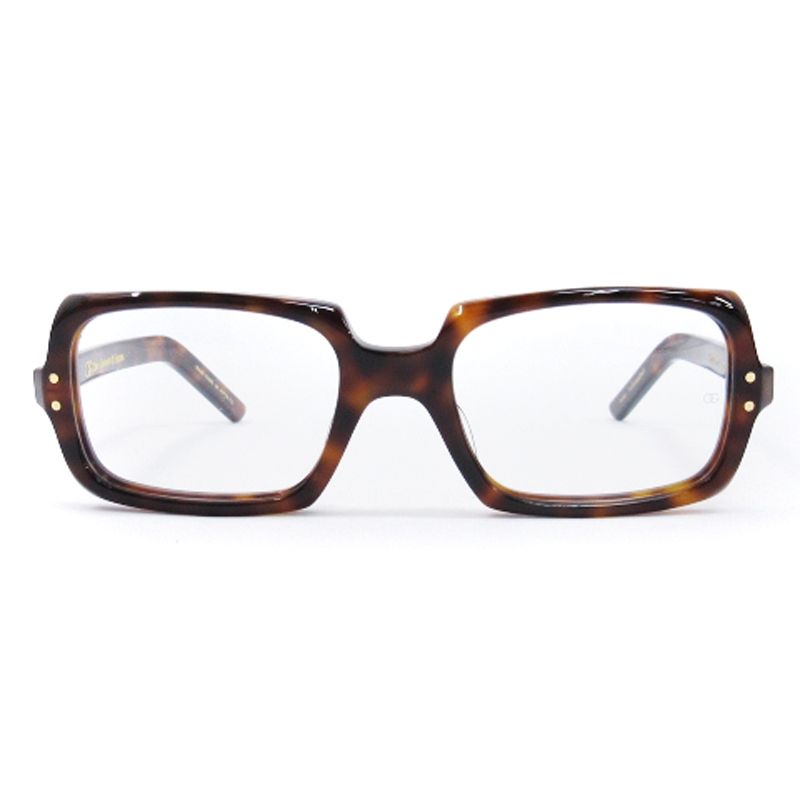 オリバーゴールドスミス OLIVER GOLDSMITH MILTON 50 伊達メガネ めがね 眼鏡 セルフレーム フルリム べっ甲柄 茶 ブラウン 50□19-140