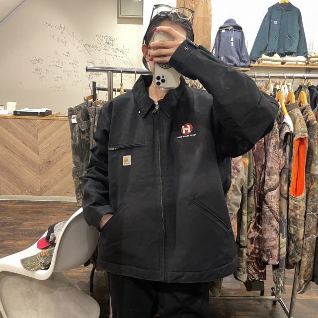 carhartt / カーハート 】デトロイトジャケット ブラック - メルカリ
