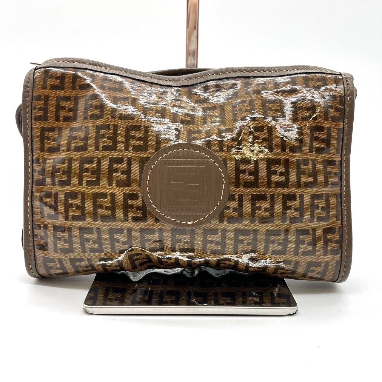 ✨良品✨ FENDI フェンディ ショルダーバッグ ズッキーノ FF柄