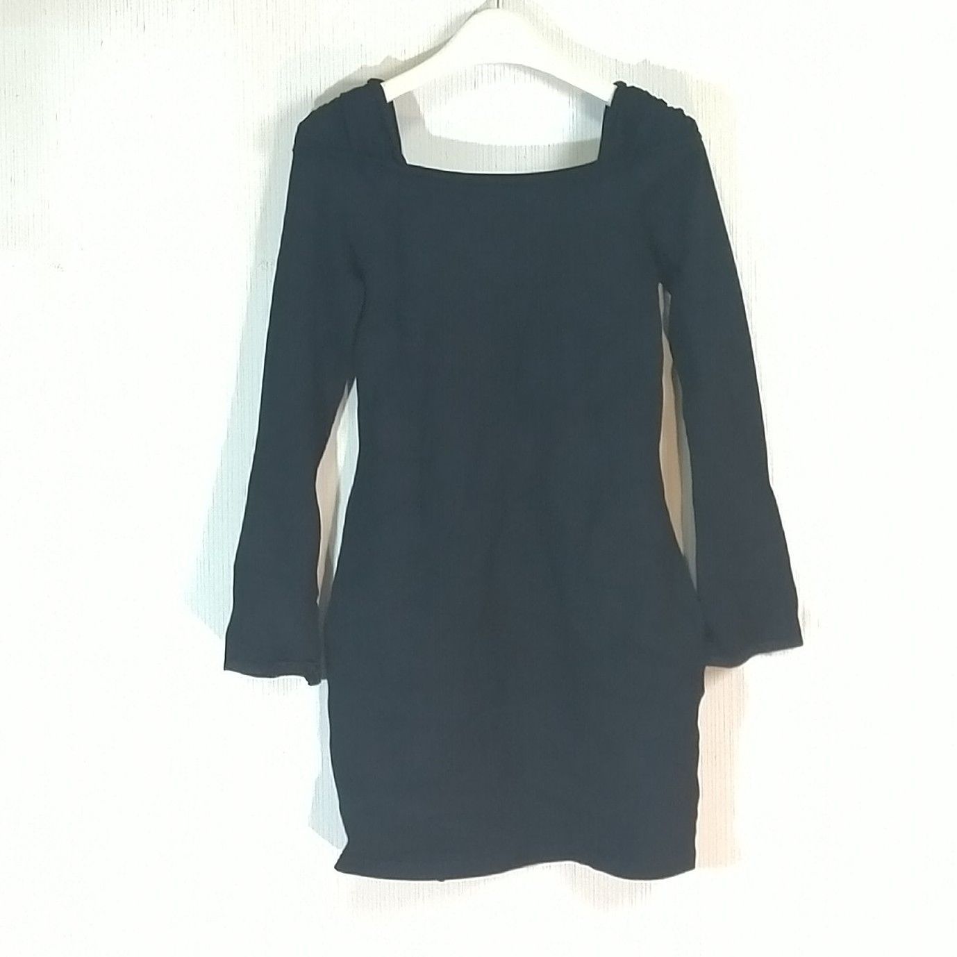 Ritz Faux Fur Mermaid Dress ニット ワンピ－ス black ファ