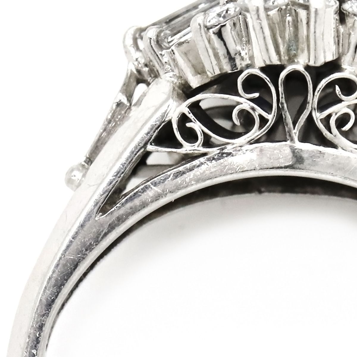 リング 指輪 ブルーサファイア ダイヤリング Pt900 サファイア  