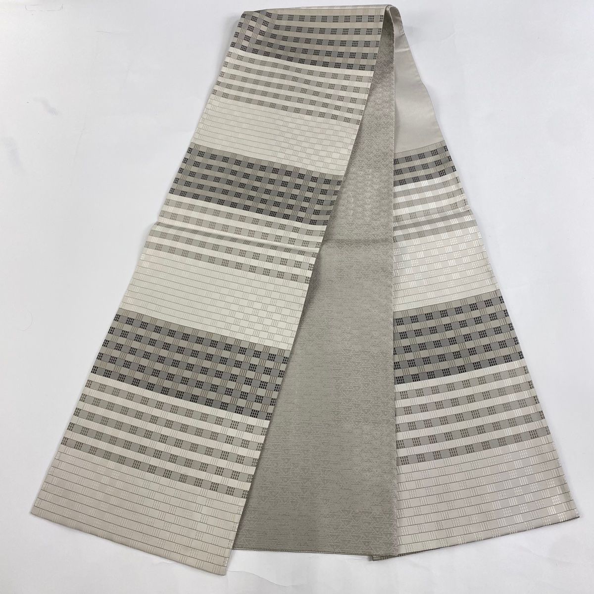 平和屋着物＊夏物 小紋 紗 絣文 正絹 逸品 AAAZ8449jd