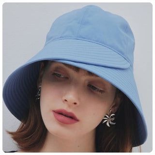 イリスフォーセブン ペタルハット 帽子 ブルー 57cm