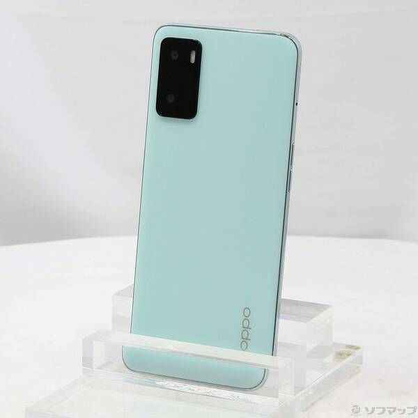 中古品〕 OPPO A55s 5G 64GB グリーン CPH2309 SIMフリー