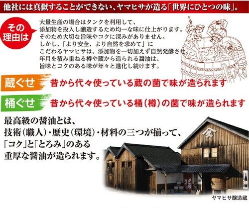 醤油 無添加 国産 ヤマヒサ 杉樽仕込 頑固なこだわり醤油 本生 720ml