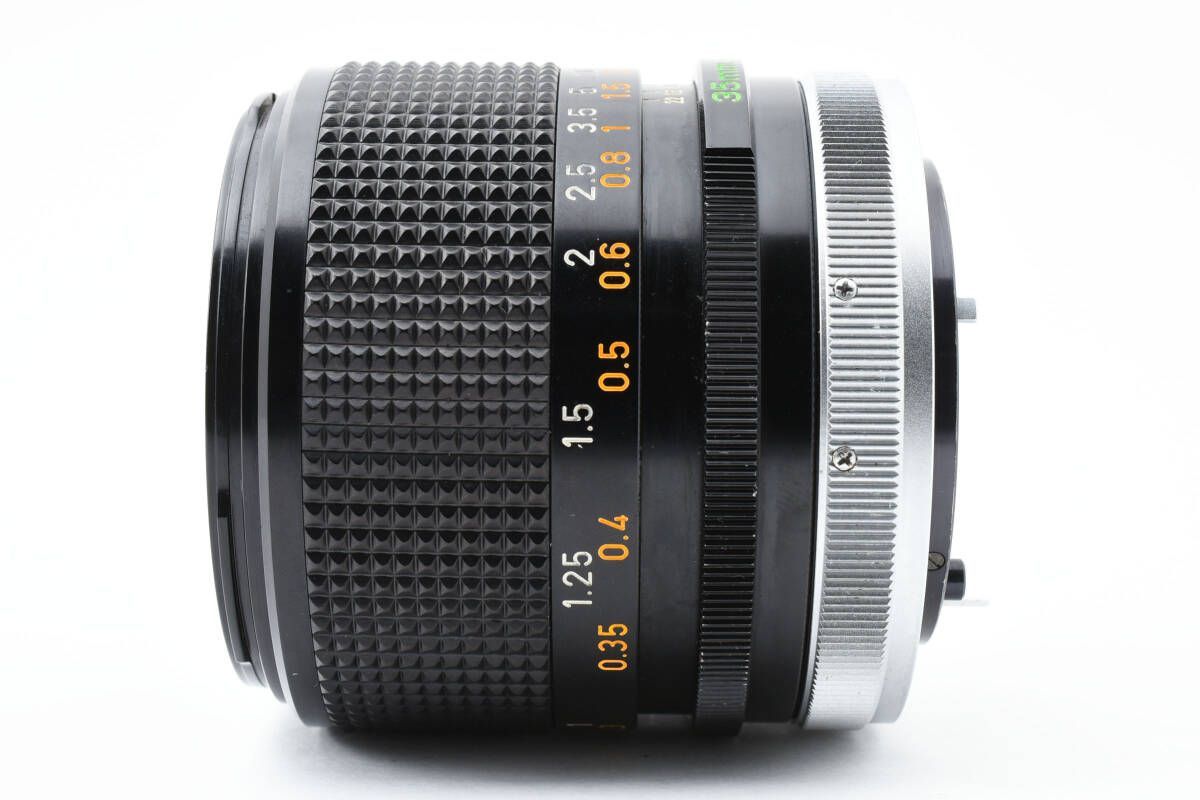 ☆良品☆ キヤノン CANON FD 35mm F2 S.S.C. 2024 絞りA #542AR Canon