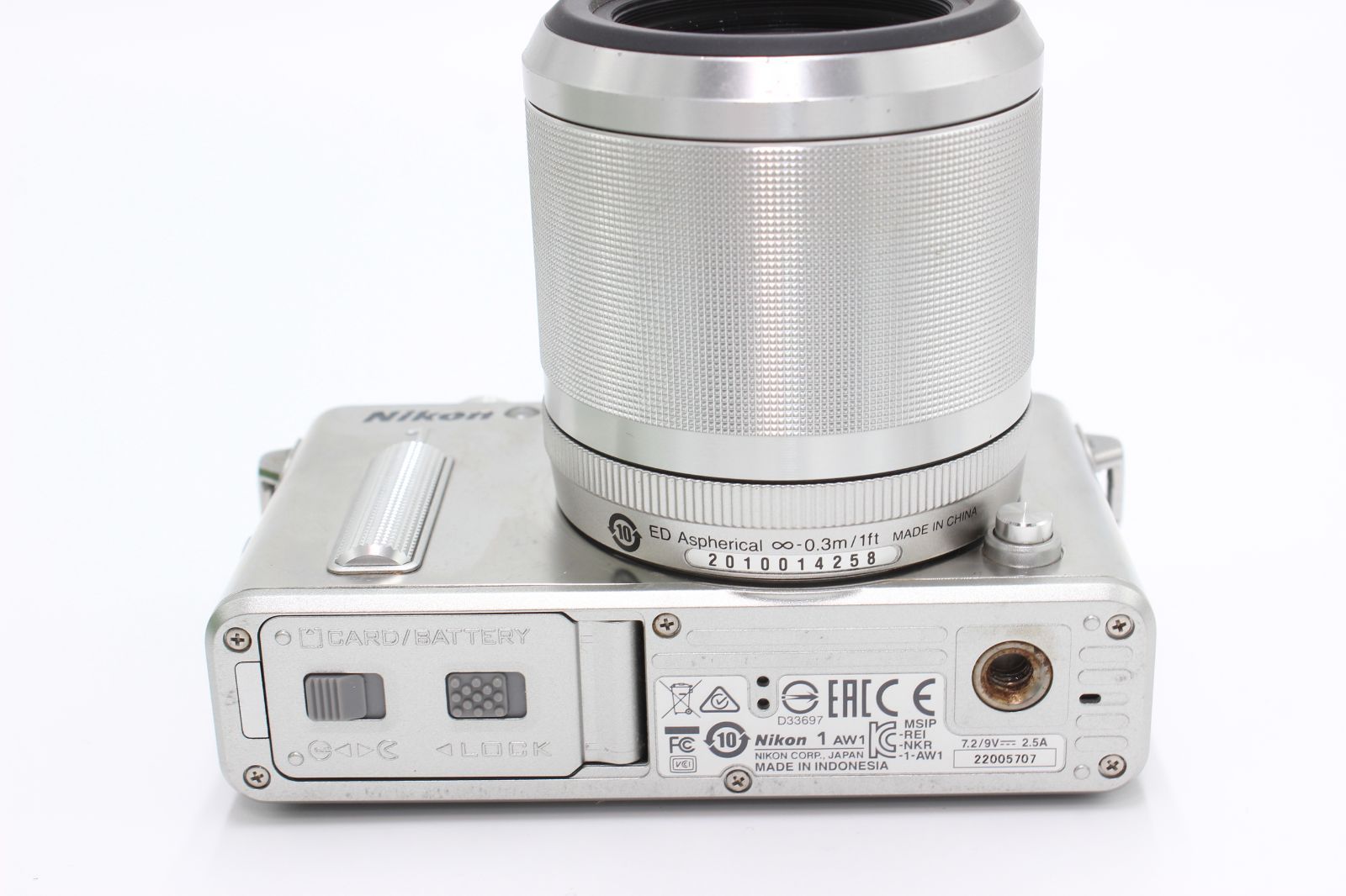 防水ミラーレス Nikon 1 AW1 ズームレンズ シルバー 最新