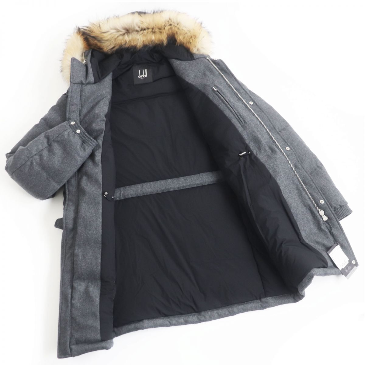 未使用品□dunhill/ダンヒル BH245K321 ウール カシミヤ混 ラクーン 