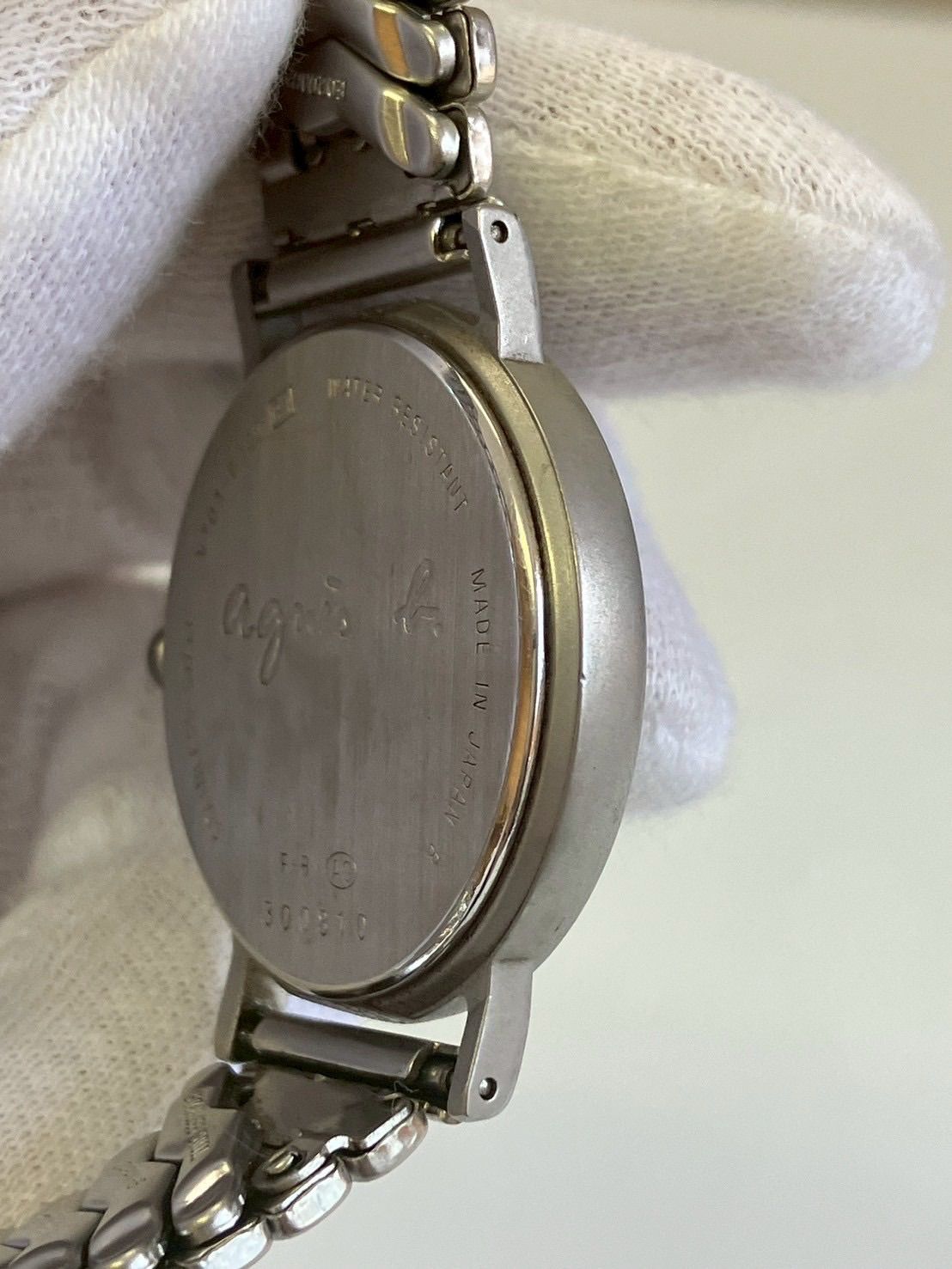 中古品】 agnes.bアニエスベー トカゲモチーフ 腕時計 V701-6190