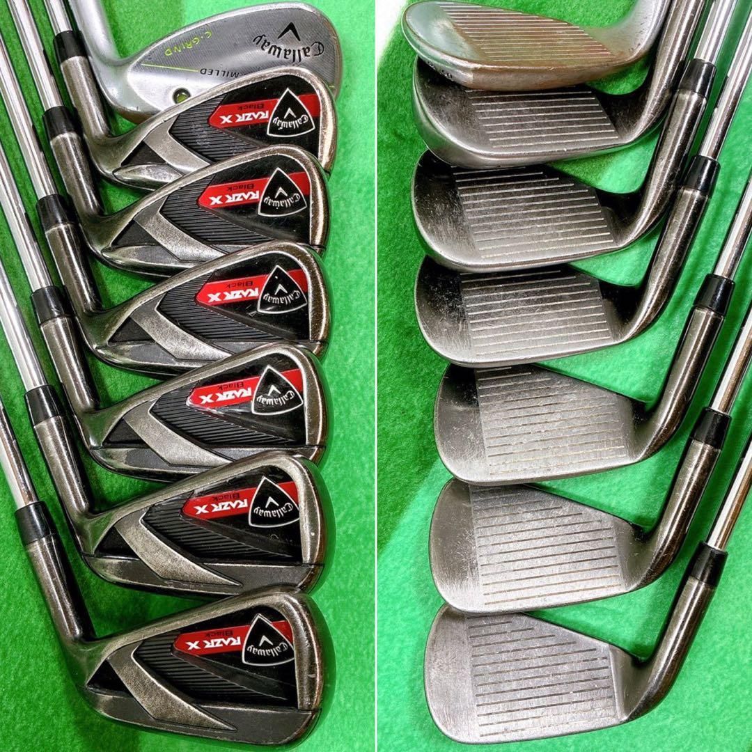 Callaway RAZR FIT 11本 メンズゴルフクラブ　フレックスS Callaway RAZR FIT 11本 メンズゴルフクラブ フレックスS - メルカリ