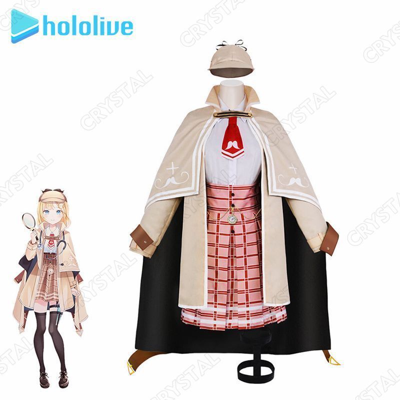 Hololive コスプレ ワトソン アメリア コスプレ衣装 人気 制服 バーチャル キャラクター Watson Amelia コスプレ用 イベント 仮装 舞台装 演出服 漫遊展 撮影用 観賞用 祭り 贈り物 誕生日 ハロウィン クリスマス