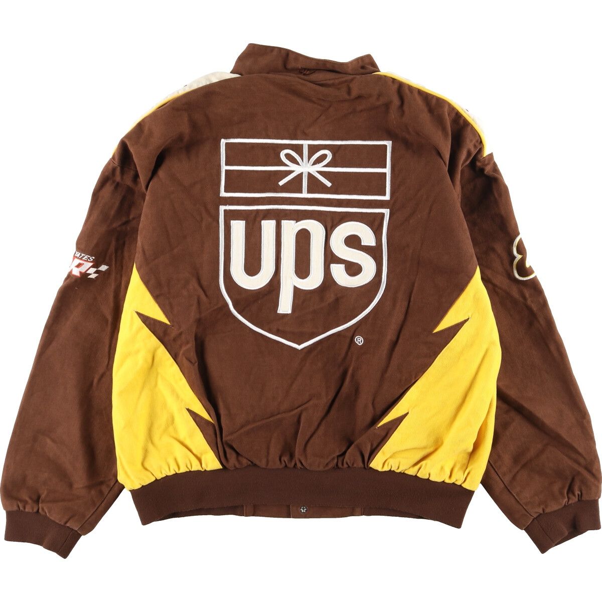 古着 Chase Authentics UPS レーシングジャケット 古着 CHASE AUTHENTICS NASCAR ナスカー UPS レーシング