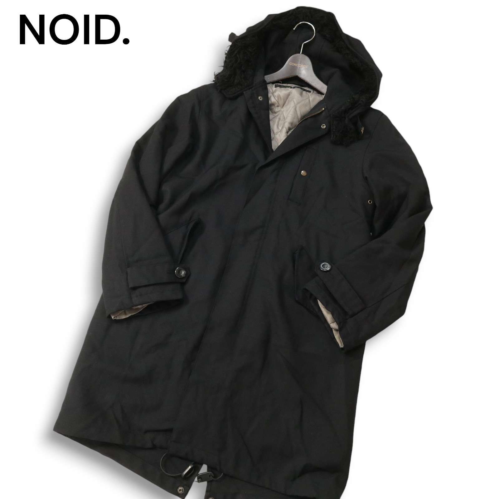 NOID. ノーアイディー 秋冬 フード裏ボア☆ ワイヤー M-51