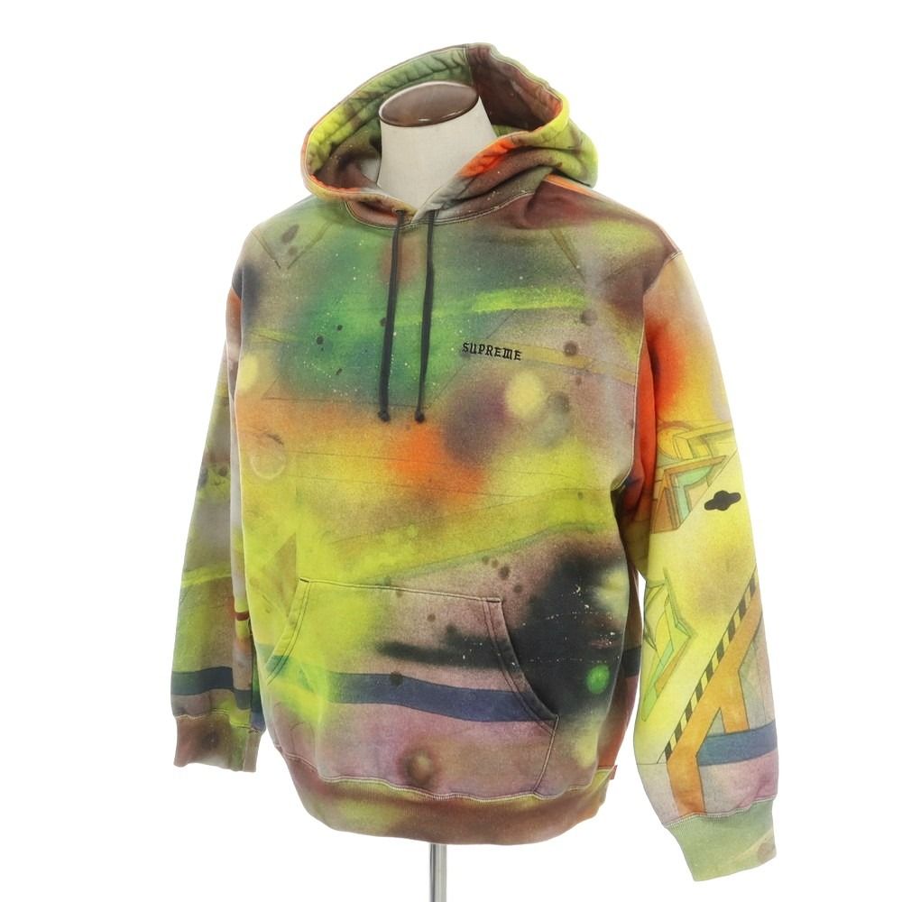 シュプリーム Supreme 2020年春夏 Rammellzee Hooded Sweatshirt コットン パーカー グリーン系 サイズL メンズ