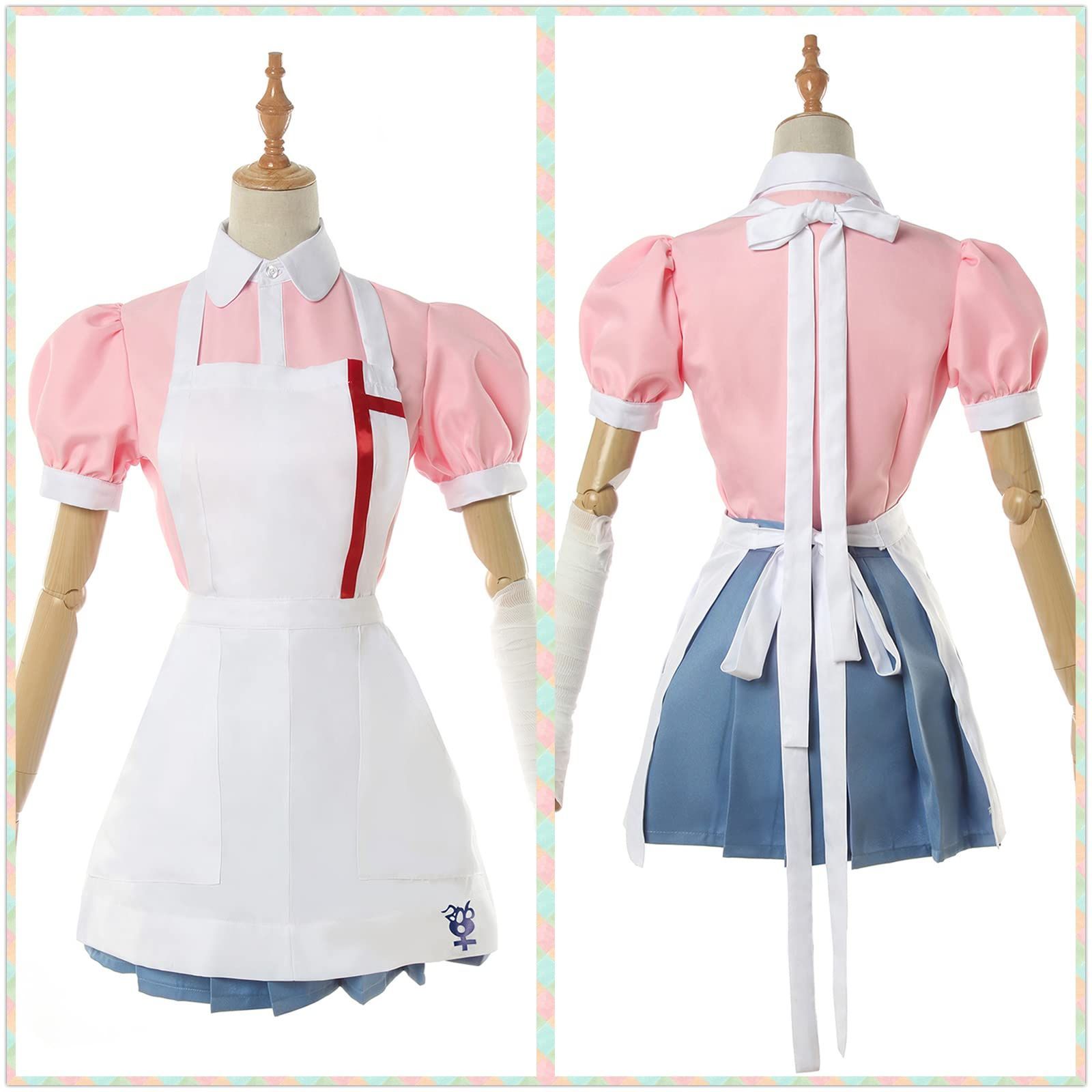 罪木蜜柑 コスプレ ウィッグ フルセット ダンガンロンパ 新品 [神併良品] 罪木蜜柑 コスプレ ウィッグ付き 超高校級の