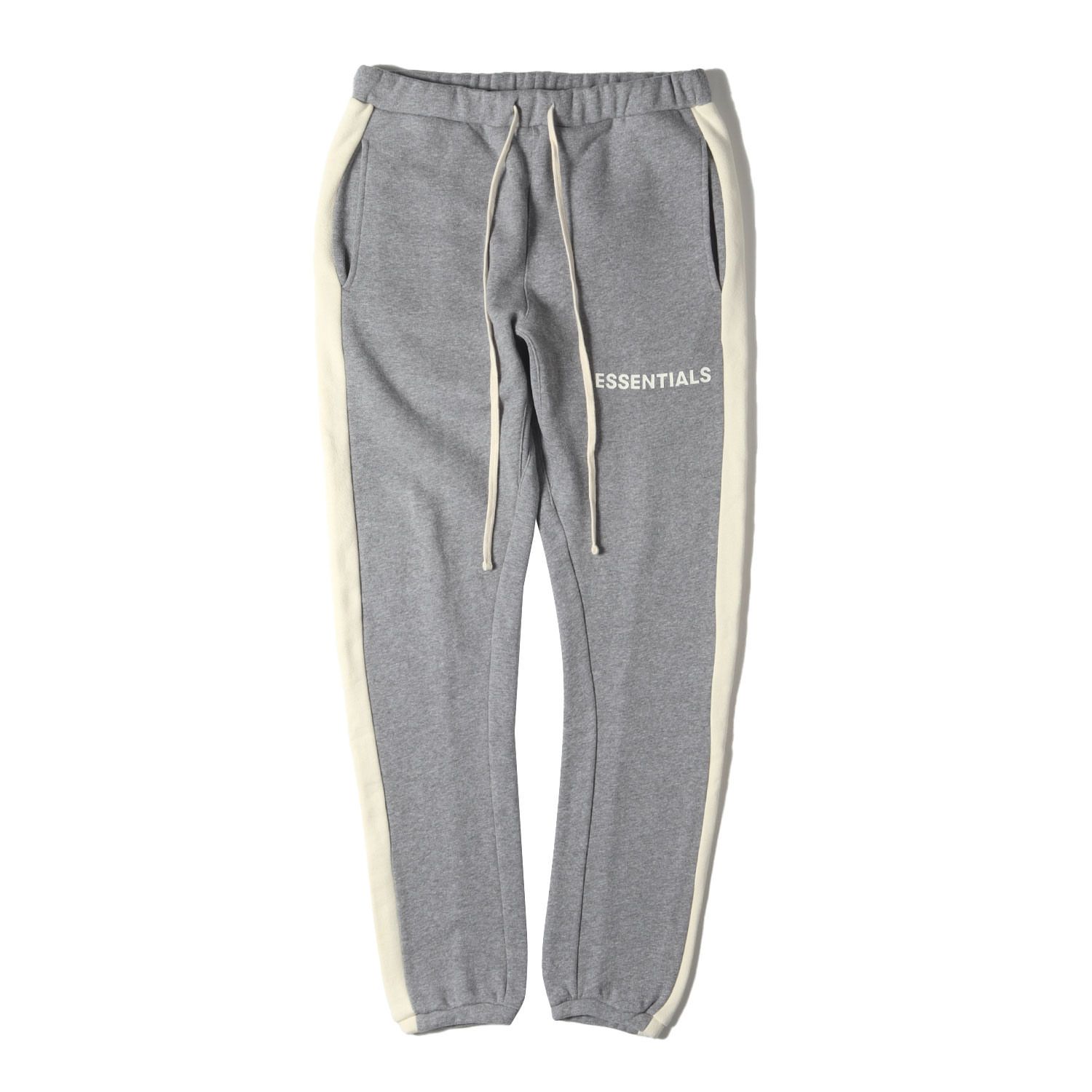 FEAR OF GOD フィアオブゴッド パンツ サイズ:S FOG ESSENTIALS サイドライン スウェットパンツ Sweatpants ヘザー グレー ボトムス ズボン【メンズ】 - メルカリ