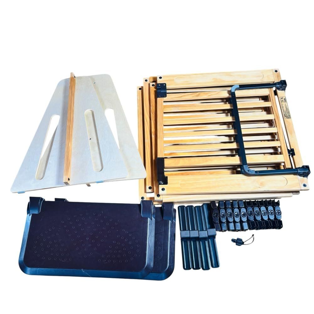 日本育児 ベビーゲート ペットゲート 木製パーテーション FLEX300 Ⅱ ナチュラル おくだけとおせんぼ 扉付きベビーゲート 最大342cm