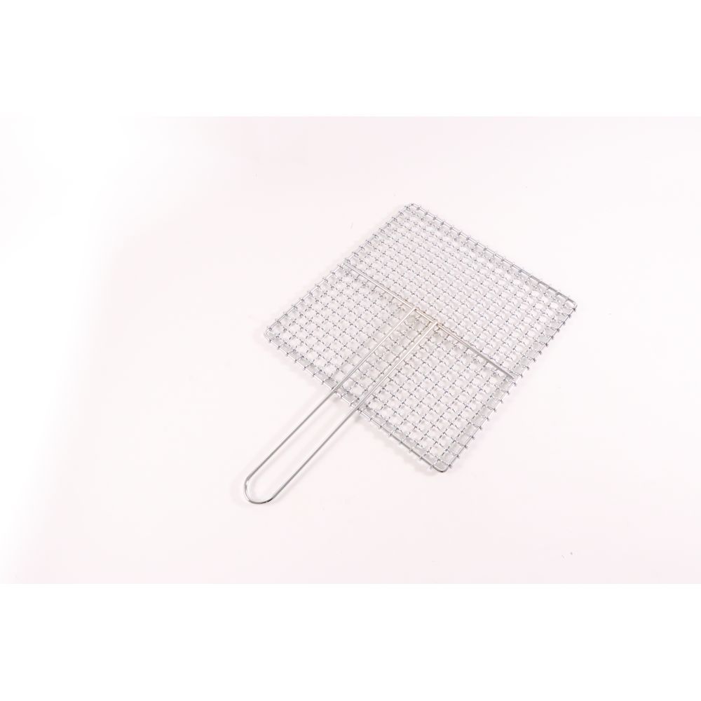 まとめ買い カンダ KD 鉄クロームメッキ 片手用焼アミ 36号 ×3