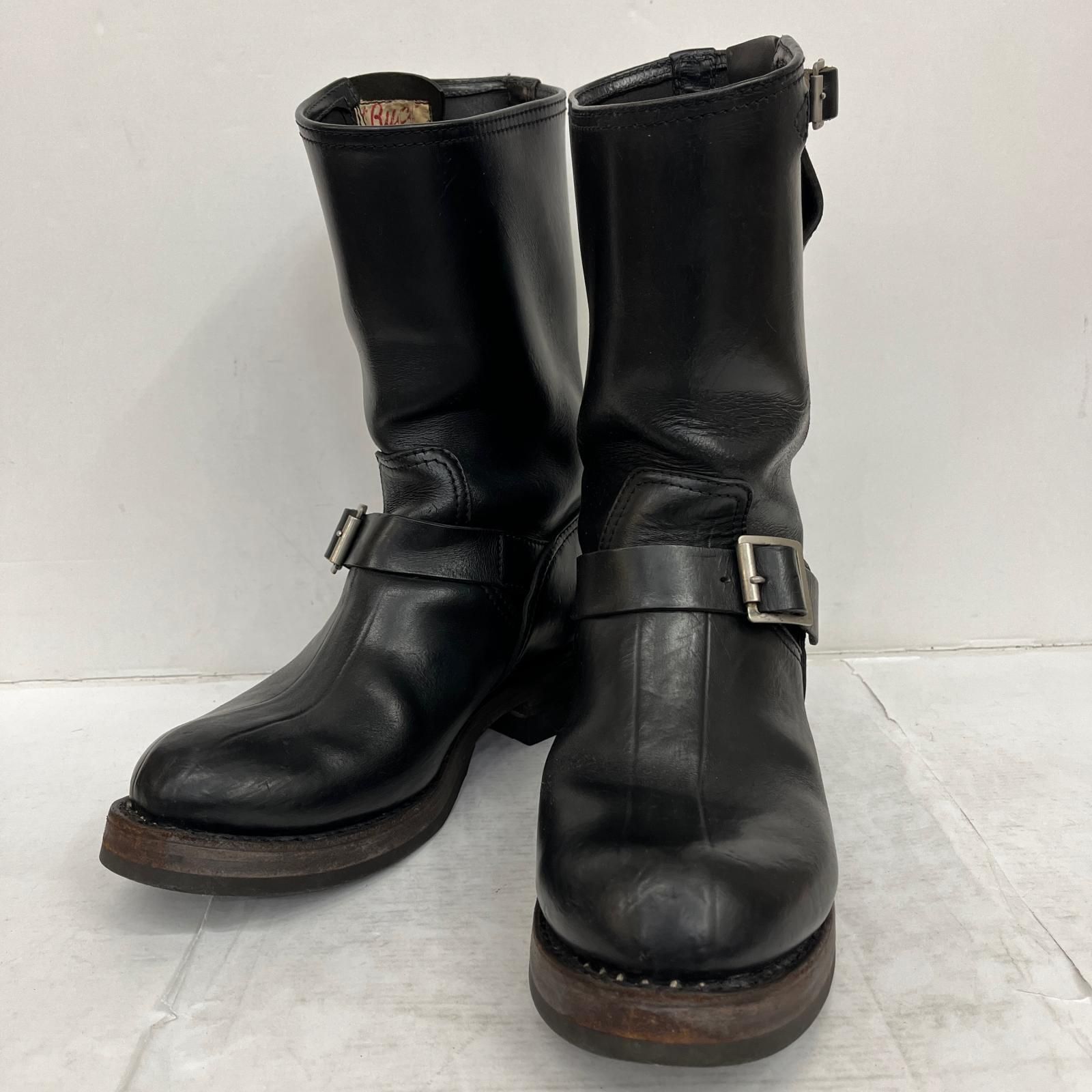 加古川店 BUCO REAL McCOY S ブコ ブーツ ENGINEER BOOTS HORSE HIDE D131-4061 ブラック 25.5cm 127