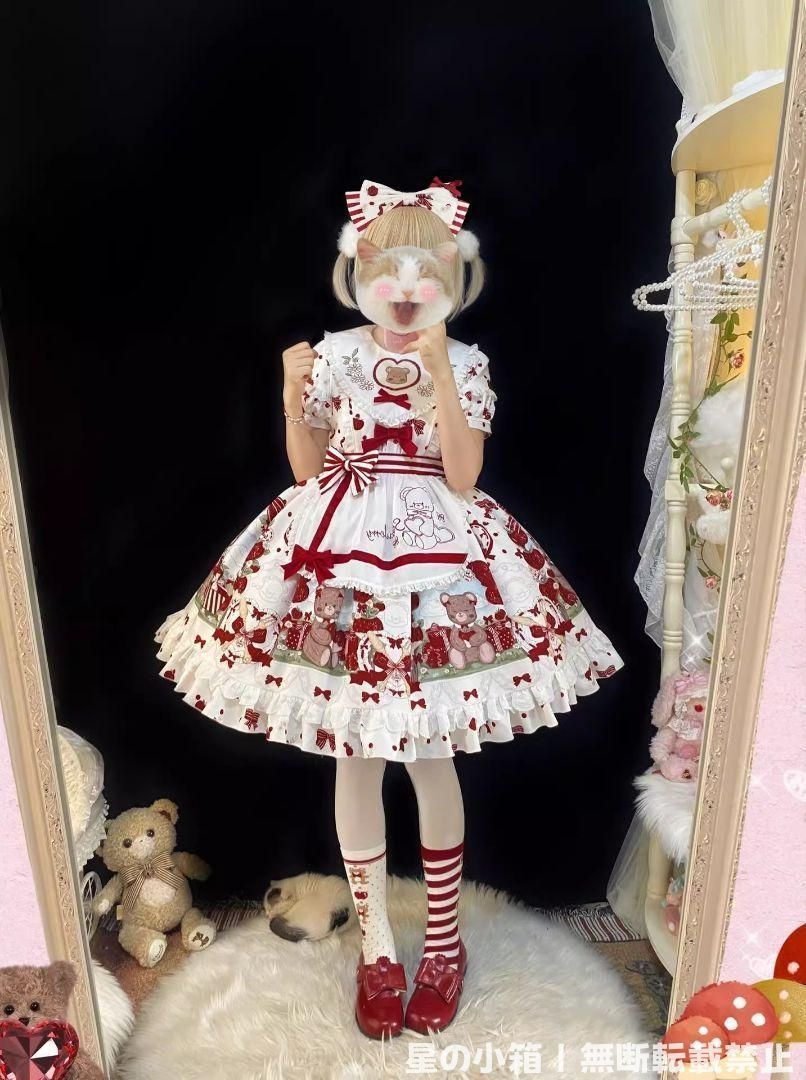 【新品】 lolita オリジナル jsk ロリータ ワンピース コスプレ衣装 キャラクター衣装 衣装 仮装 レディース 可愛 日系女子中高生 学園祭 文化祭 雰囲気 お呼ばれ イベント 大人 舞台 新年会 lo-0