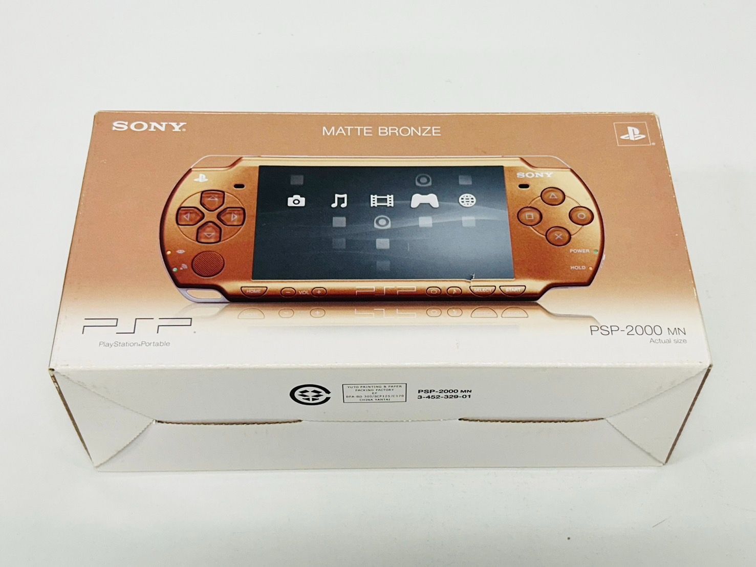 Sony PlayStation Portable PSP-2000 ブロンズ/Bronze 動作確認