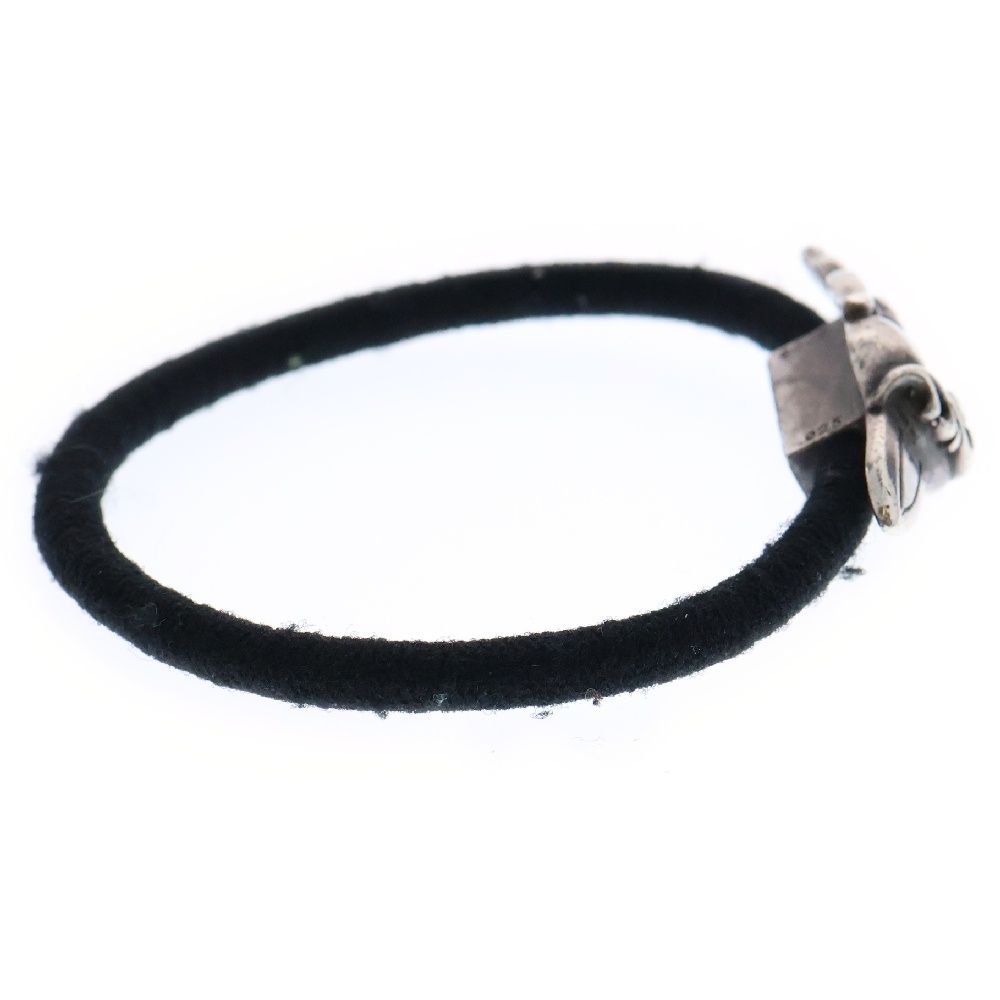 クロムハーツ ダガーハート ヘアバンド ヘアゴムコンチョ シルバー