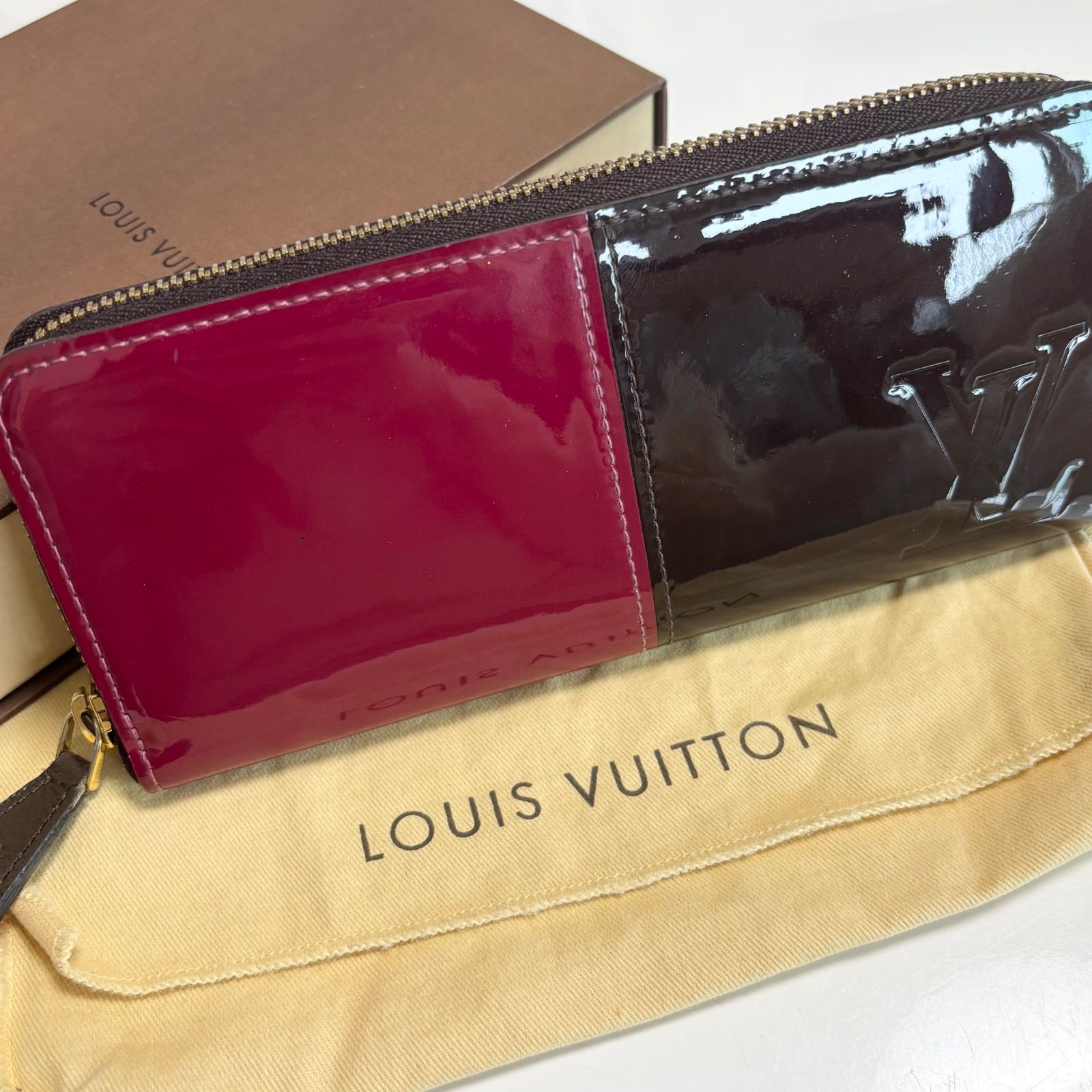 Louis Vuitton|ルイヴィトン|長財布|ポルトフォイユミロワール ヴェルニ|エナメル|ボルドー|ブラウン|内側モノグラム|バイ | |UB1167