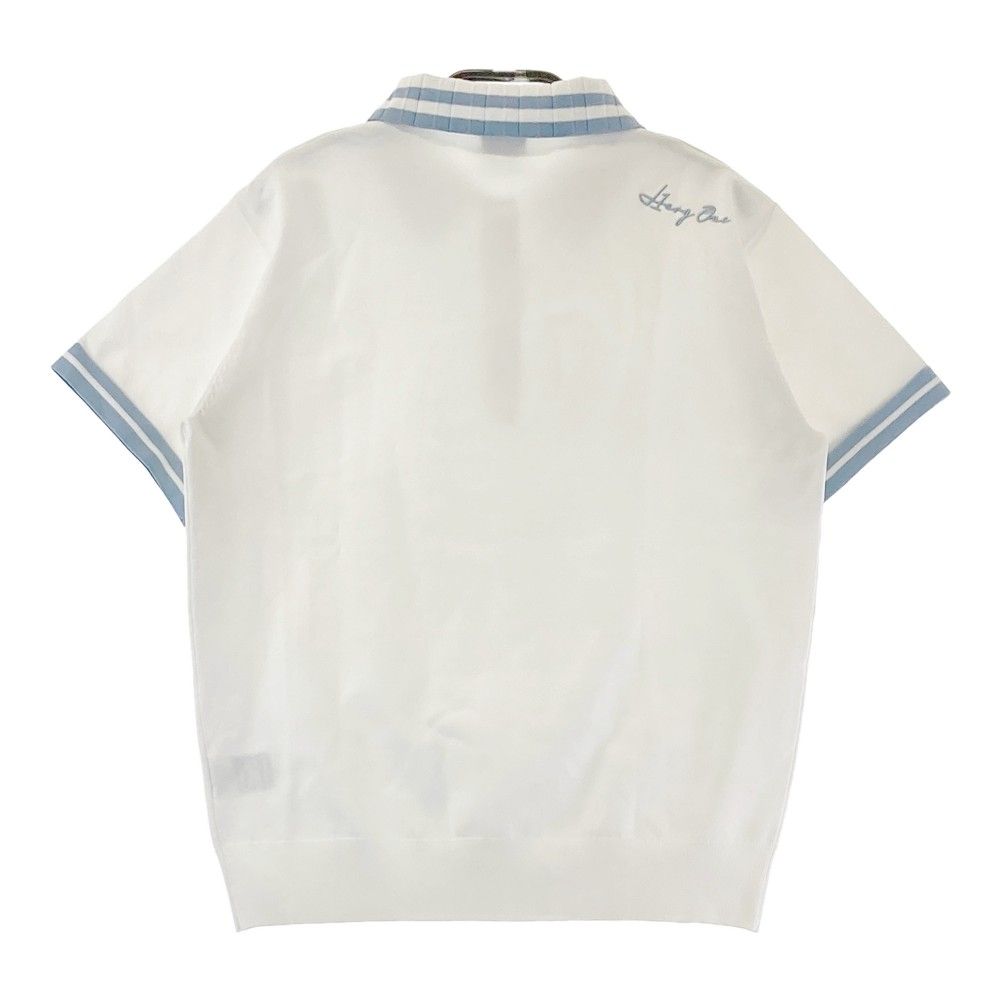 HERG1 ホワイトポロシャツ ゴルフウェア