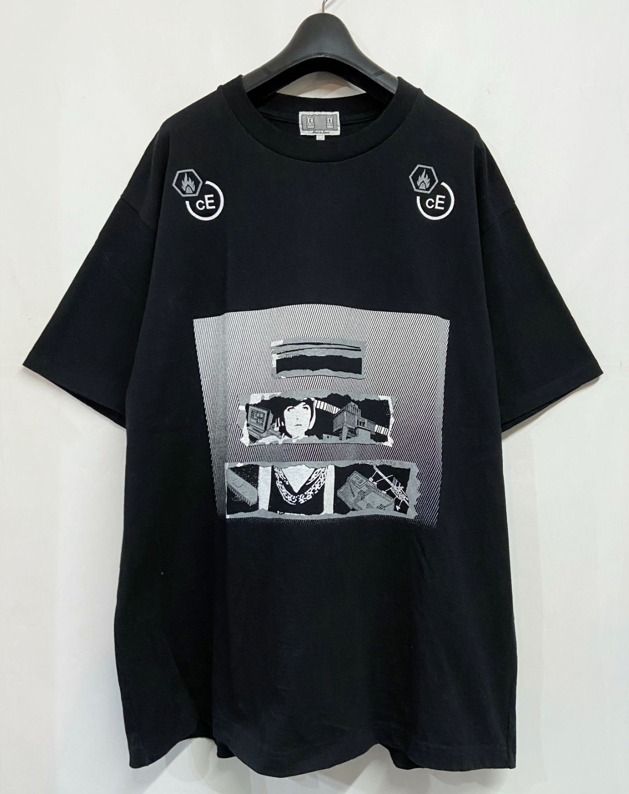 C.E CAVEMPT｜シーイー FLAMMABLE T 両面プリント Tシャツ - メルカリ