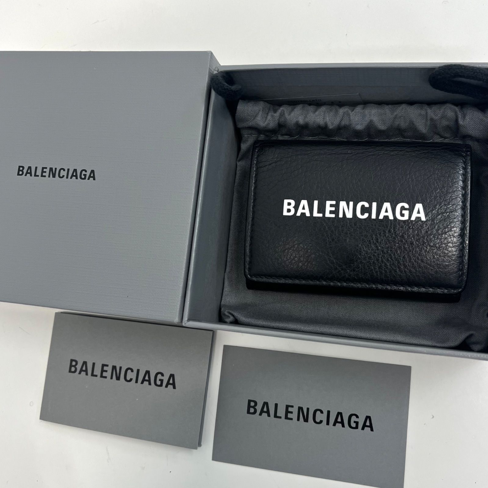 バレンシアガ財布バレンシアガ 三つ折り財布 箱あり - 小物