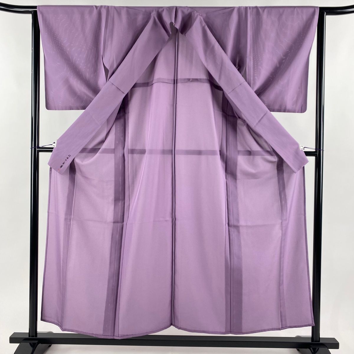 LULU95 着物 色無地 袷 着丈157 羽田登喜男 人間国宝