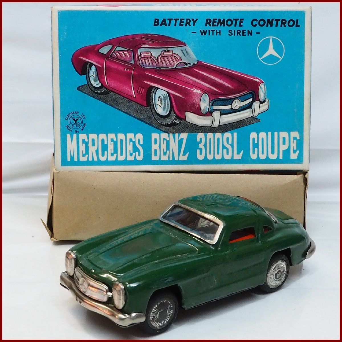 【正規品質保証】 やのまん【メルセデス ベンツ300SL コントローラー欠 グリーン 自動車