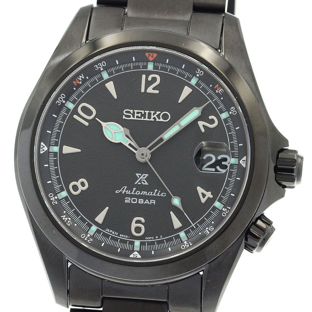 セイコー SEIKO SBDC185|6R35-02F0 プロスペックス アルピニスト ブラックシリーズ 5500本 自動巻き メンズ _885026