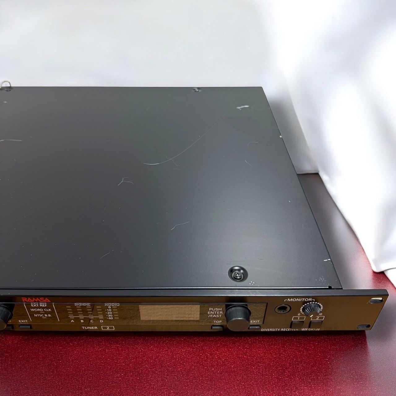 A ☆希少品 パナソニック WX-DR120 デジタルワイヤレス受信機 据置型 ☆希少品 美品 パナソニック WX-DR120 デジタルワイヤレス受信機