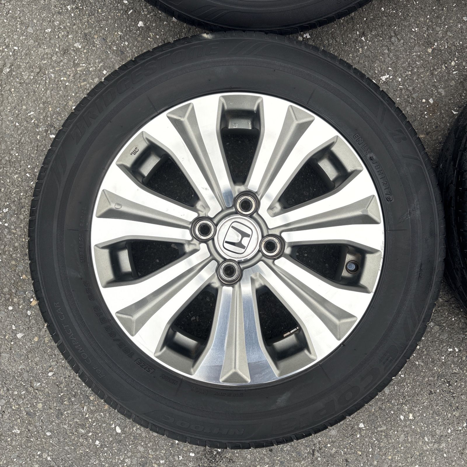 ホンダ HONDA 185/65R/15 夏 タイヤ ホイール セット フリード ホンダ フリード フリード+ 夏タイヤセット 中古 社外アルミ