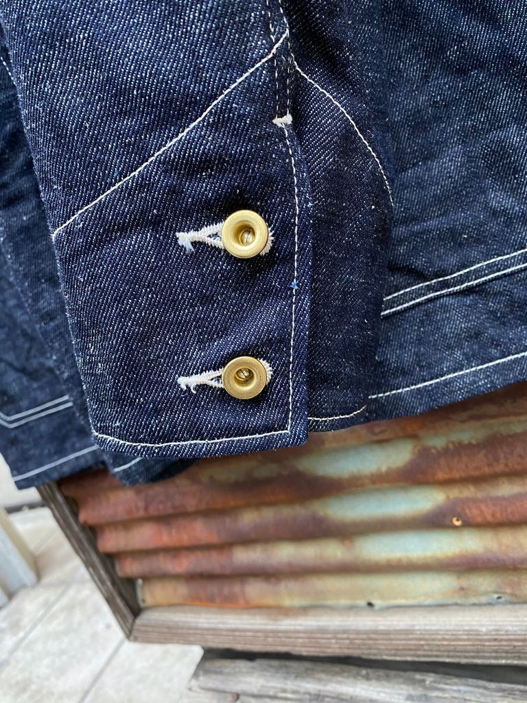 FOBインディゴヘンプデニムカバーオール FOB FACTORY F.O.B エフ