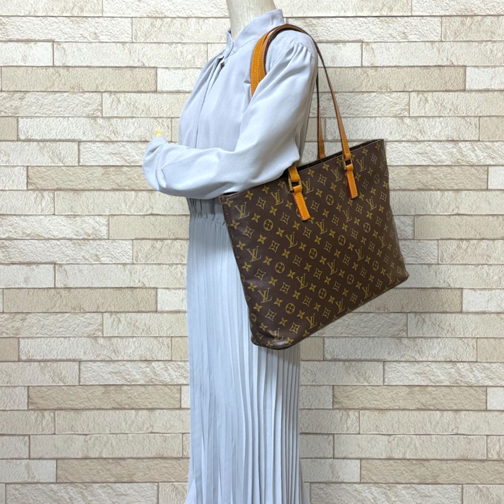 ルイヴィトン ルコ モノグラム トートバッグ モノグラムキャンバス M51155 ブラウン レディース  LOUIS VUITTON  中古 ルイヴィトン  ルイ ヴィトン