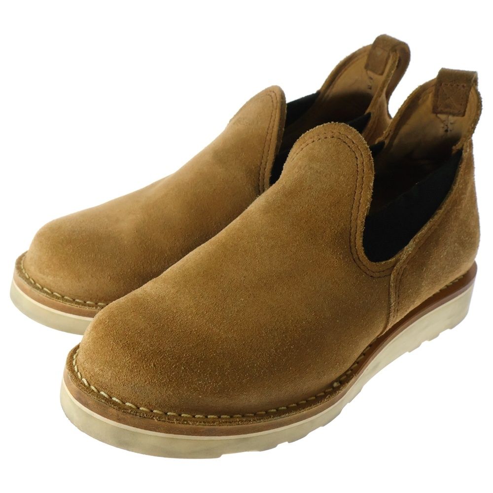 CHROME HEARTS クロムハーツ ×Wesco Custom Romeo Slip On ウエスコ ロメオ シルバー装飾 フローラルクロス スリップオン サイドゴア ブーツ ベージュ