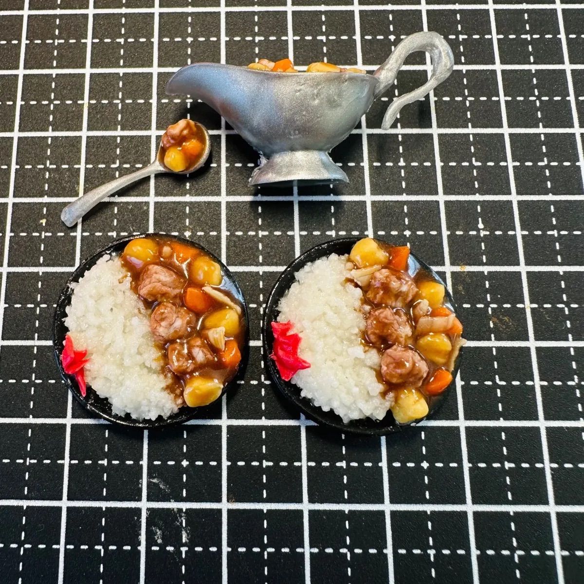 ミニチュアフード カレーライスセット 【公式通販】