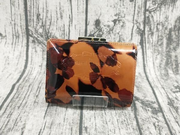FRUTTI DI BOSCO フルッティディボスコ　二つ折り財布　未使用 FRUTTI DI BOSCO フルッティ ディ ボスコ 2つ折り財布 ブラウン